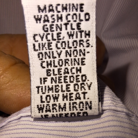 An H. Stockton men's long sleeve button-down shirt in a 16 neck. - Picture 4 of 6